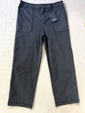 GAP Streetware Skater Y2K Casual Wide Legged Black Khakis